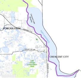 Crescent Lake Map