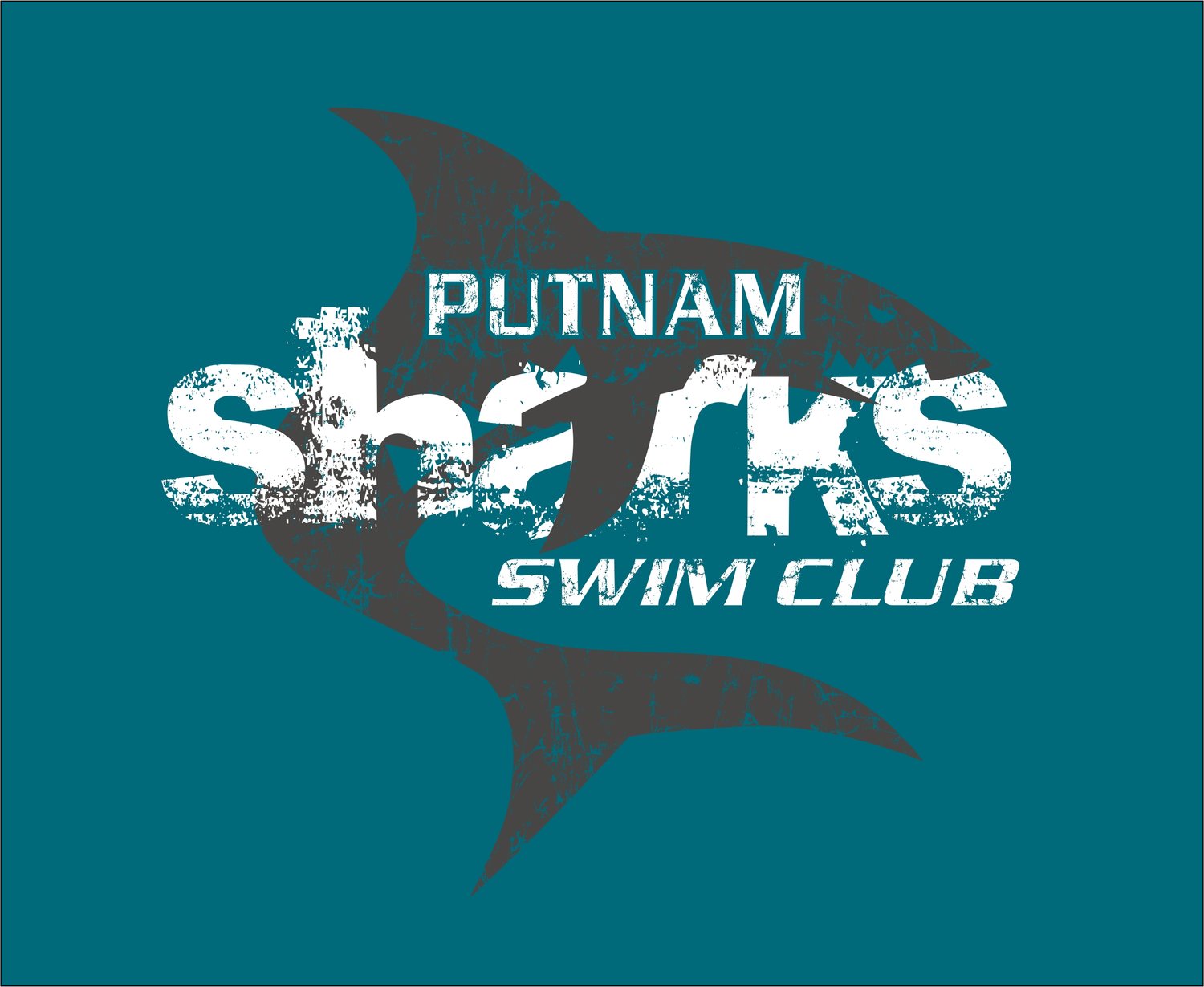Putnam Sharks Swim club logo