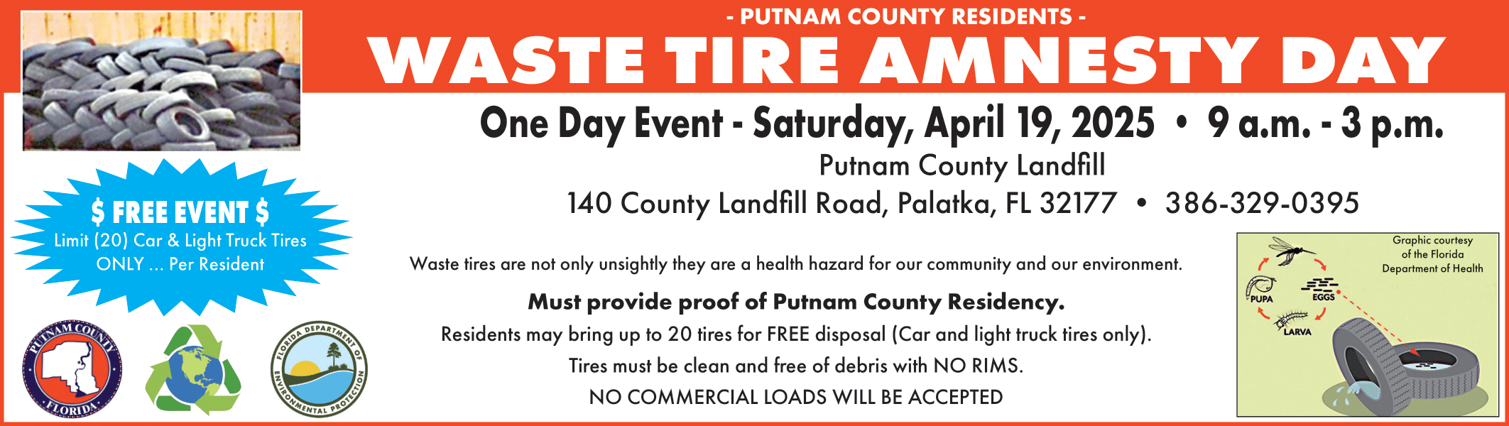 Waste Tire Amnesty Day Waste Tire Amnesty Day